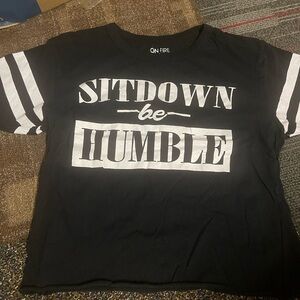 Women’s graphic tshirt/crop top